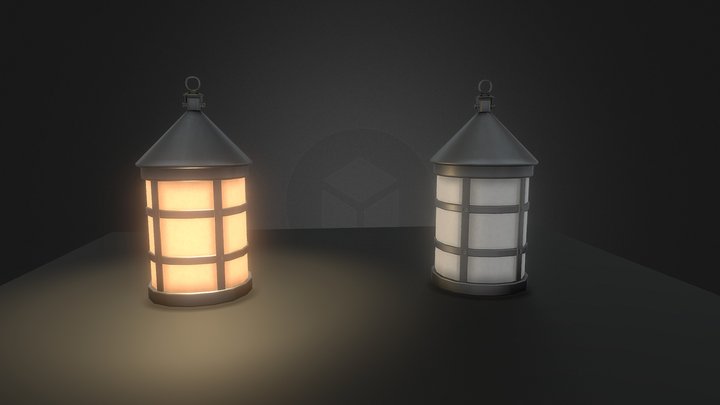 Lantern Hanging 3D Model