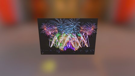 >3D Magic Fireworks 3D Model