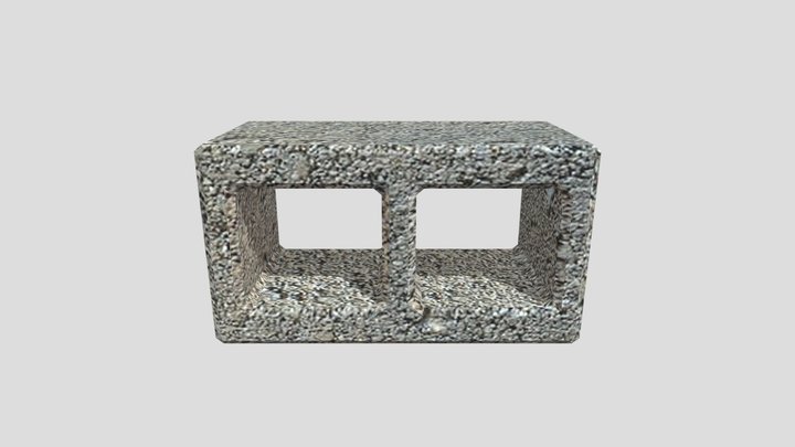 Cinderblock 3D Model