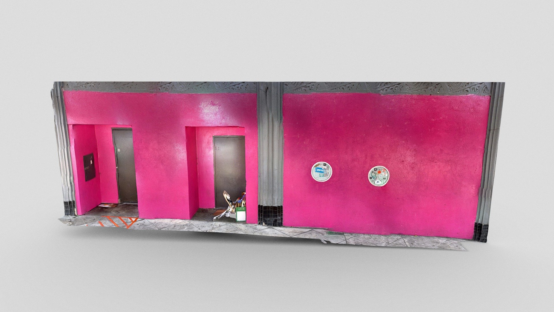 Day 161: The pink wall - 1scanaday