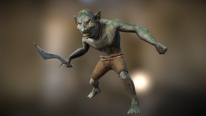 Vicious Goblin 3D Model