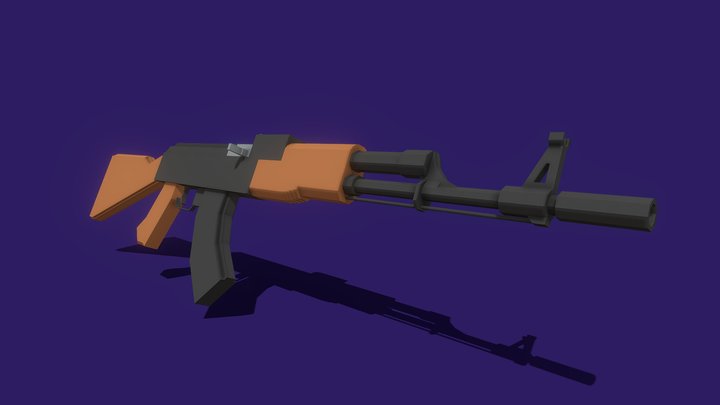 Ак47 3D Model