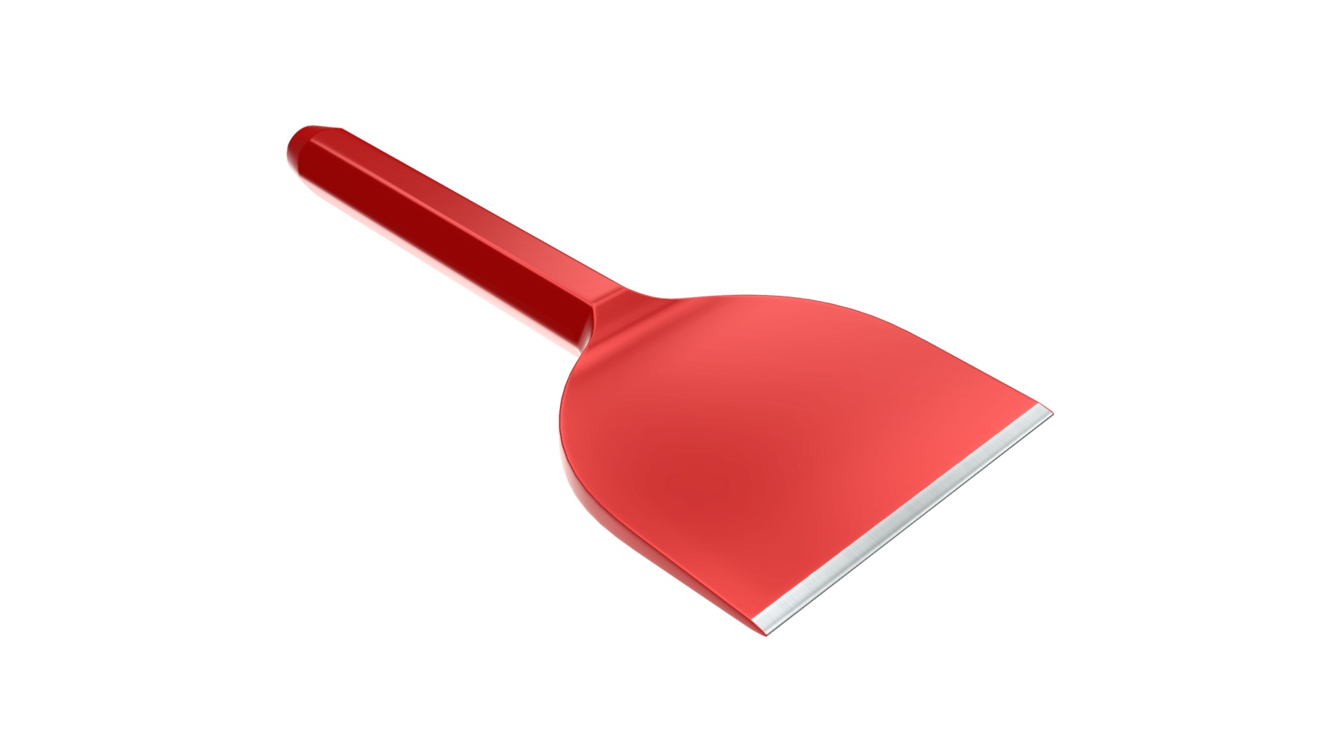3D model Brick bolster - This is a 3D model of the Brick bolster. The 3D model is about a red plastic knife.