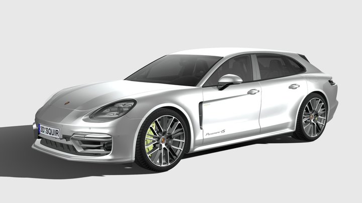 Porsche Panamera 4 e-hybrid Sport Turismo 2021 3D Model