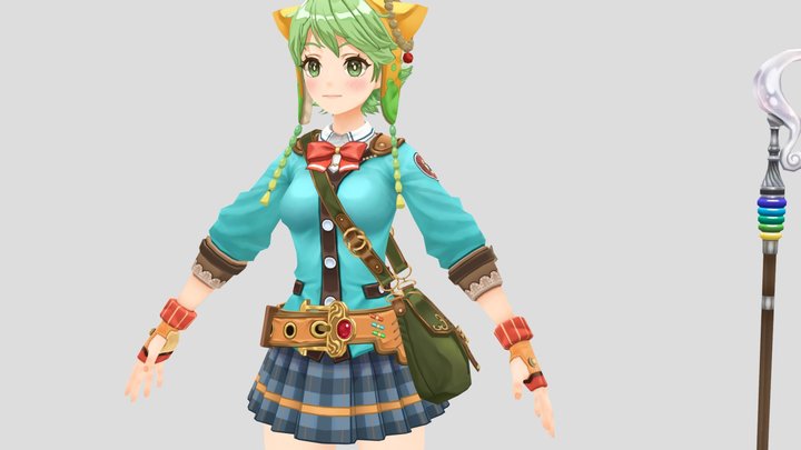 Atelier Shallie - Shallotte 3D Model