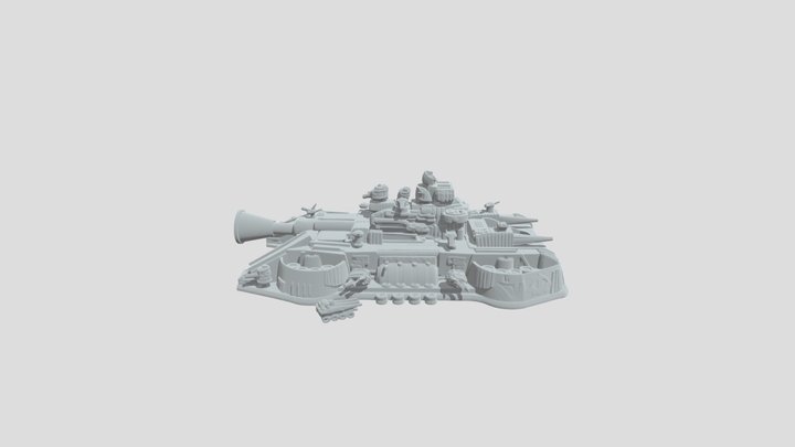 V-ROCS Battle Tank 3D Model