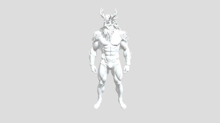 King Oberon from Shakespeare 3D Model