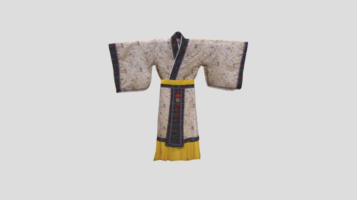 唐代皇帝便服 3D Model