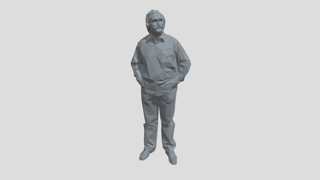 Lowpoly Male Standing