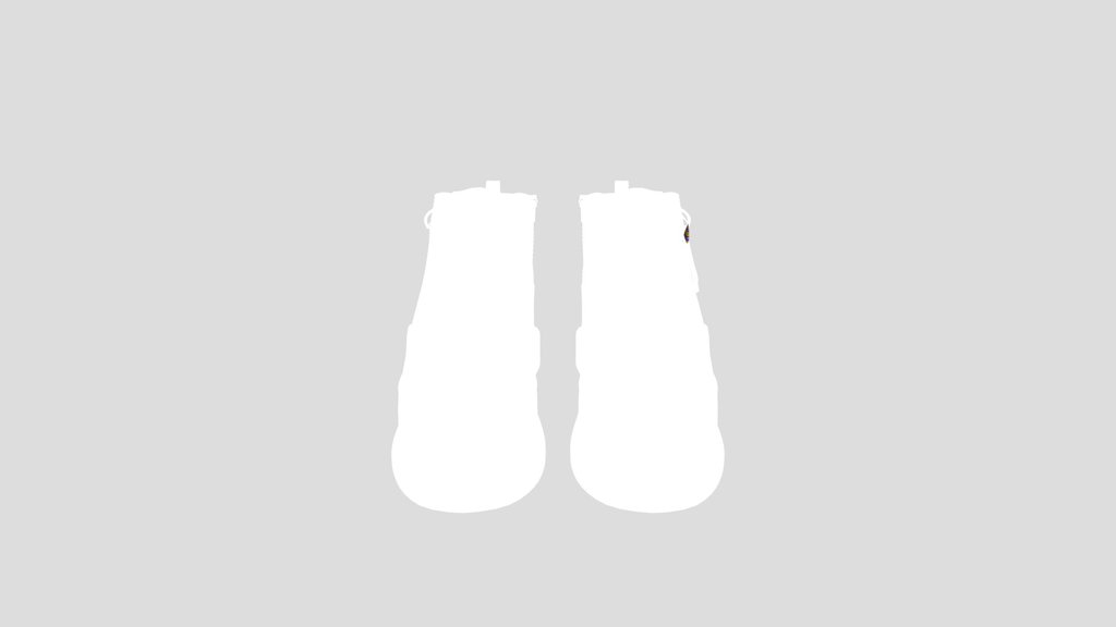 Oxford Boots Highly Detailed Model