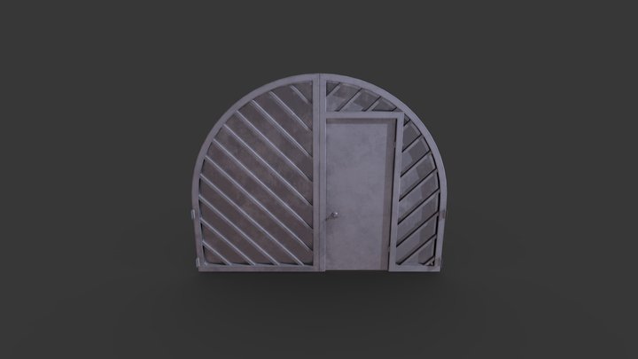 Office - Tunnel Door 3D Model