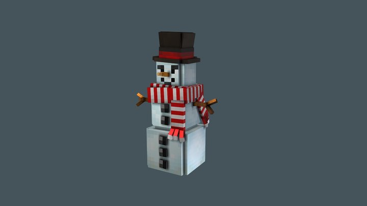 Christmas Golem 3D Model