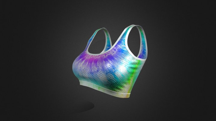 Yoga Sport Bra 3d model 3D Model