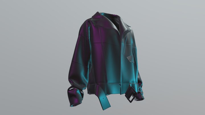 Julius Leather Jacket 3D Model