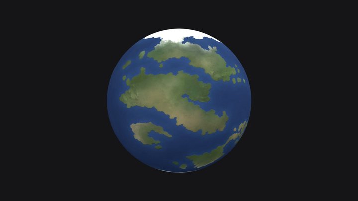 Earth-1204 3D Model