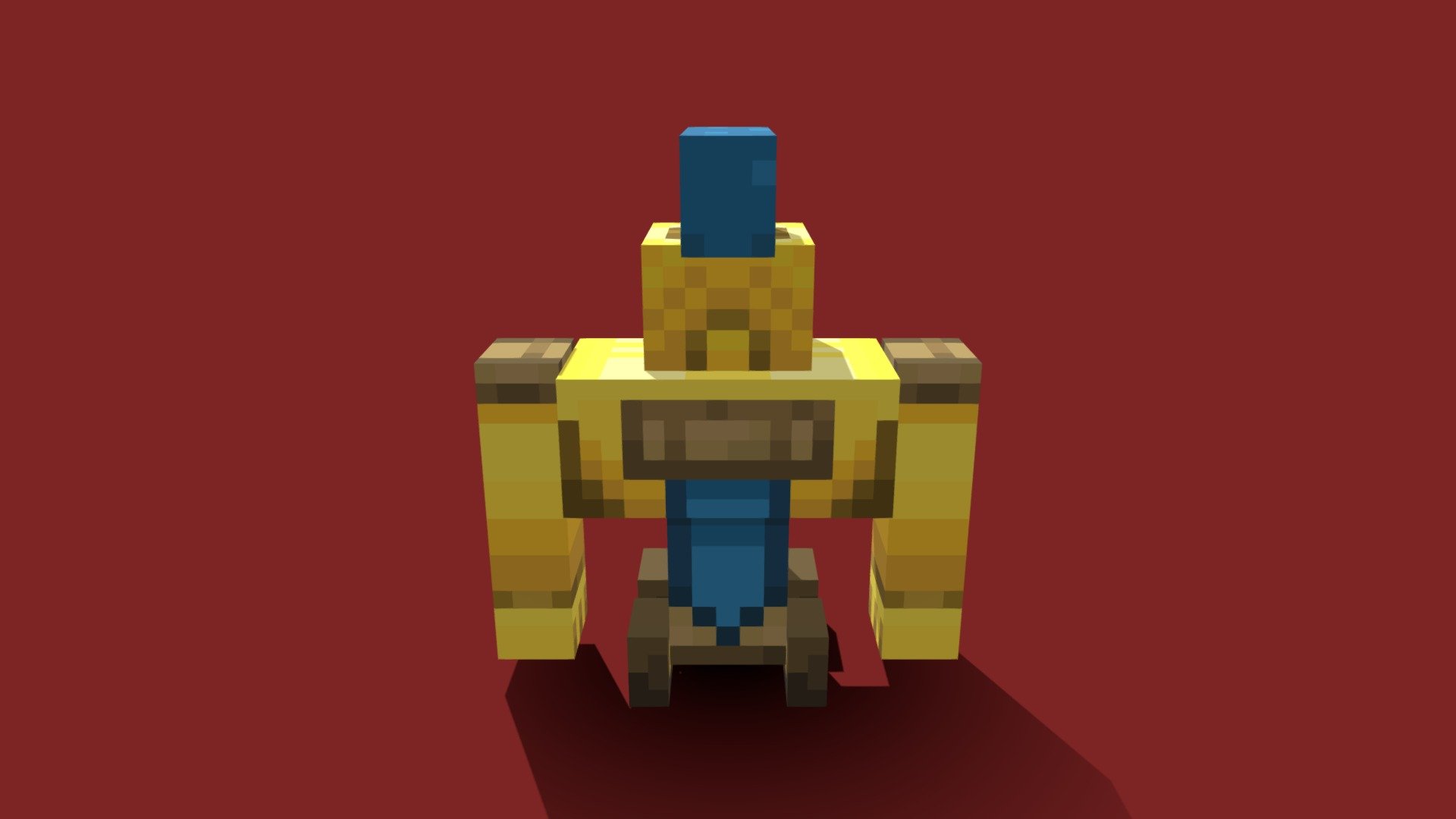 Golden Golem - 3D model by juancruz.ginerpulero [f38ec9f] - Sketchfab