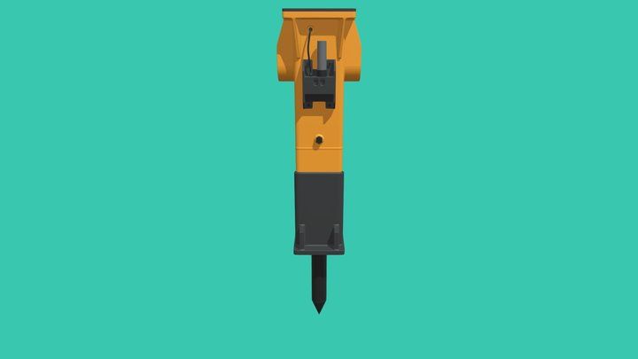 FBI - Rompedor Hidráulico 3D Model