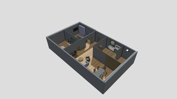 projeto casa 3D Model