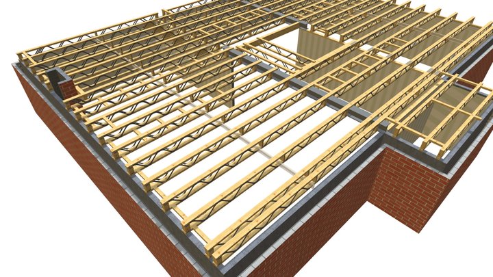 REVISED HOMEPAGE FLOOR JOISTS - 3D model by ETSTRUSSES [f38f4eb ...