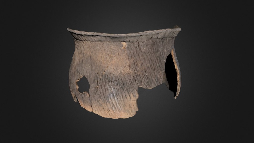 Oldtown Cord Marked Jar (2342p884,p1001)