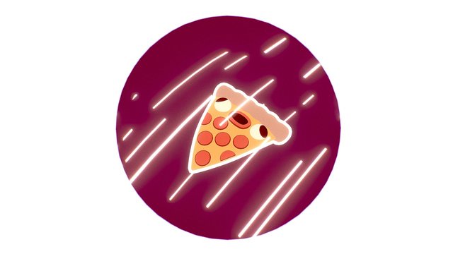 Hyper Space Pizza 3D Model
