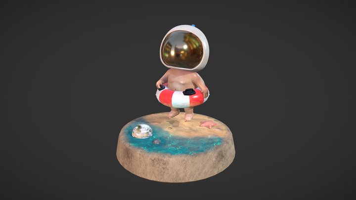 Space Summer 3D Model