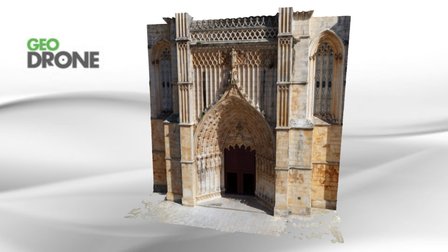 Modelo 3D do Pórtico do Mosteiro da Batalha 3D Model