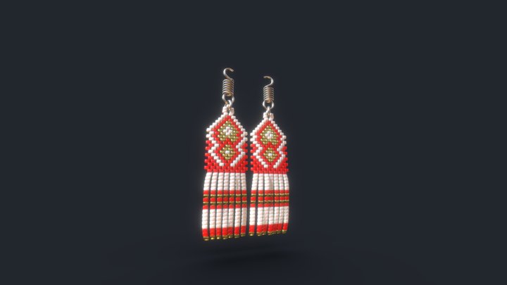 Bohemian Earing 3D Model
