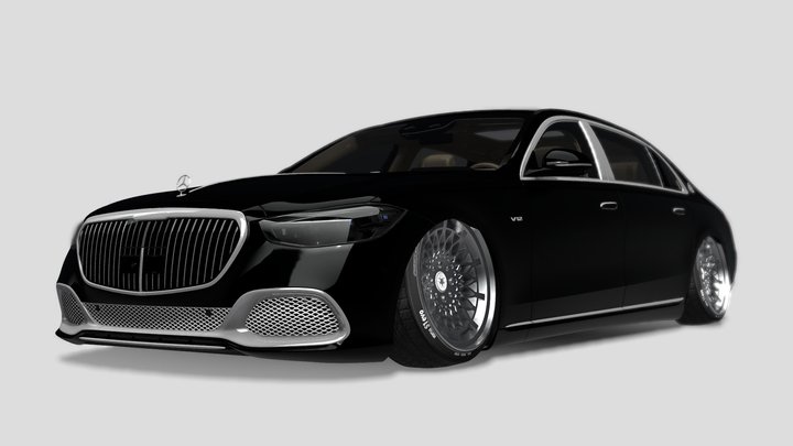 S-Classクラス 3D Model