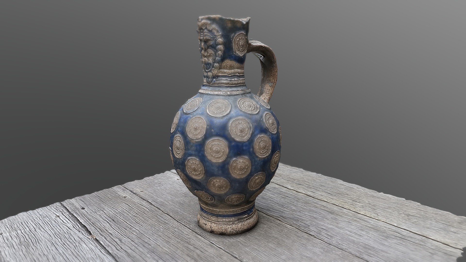 Old stoneware jug