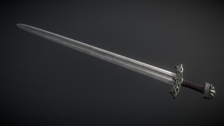 Nordic Sword 3D Model