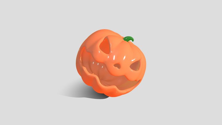 Halloween Pumpkin 3D Model