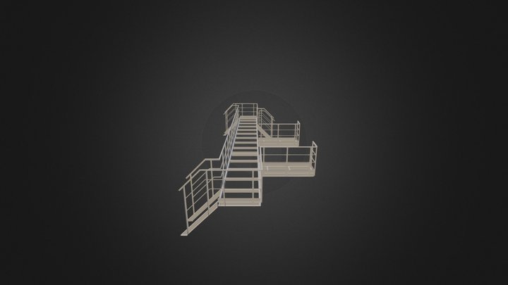 Лестницы, стремянки и площадки 3D Model