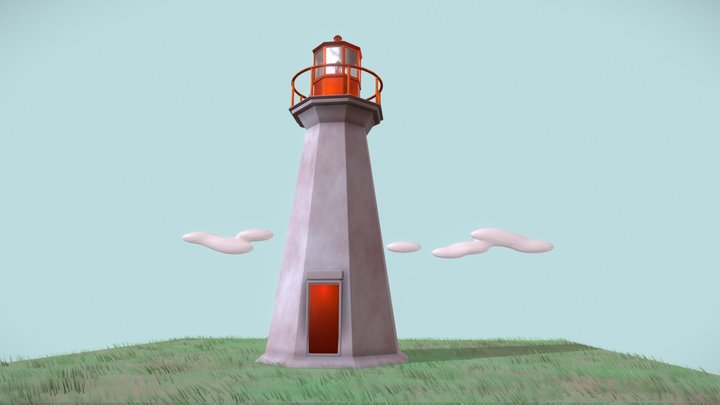 Moonrise Kingdom Lighthouse 3D Model