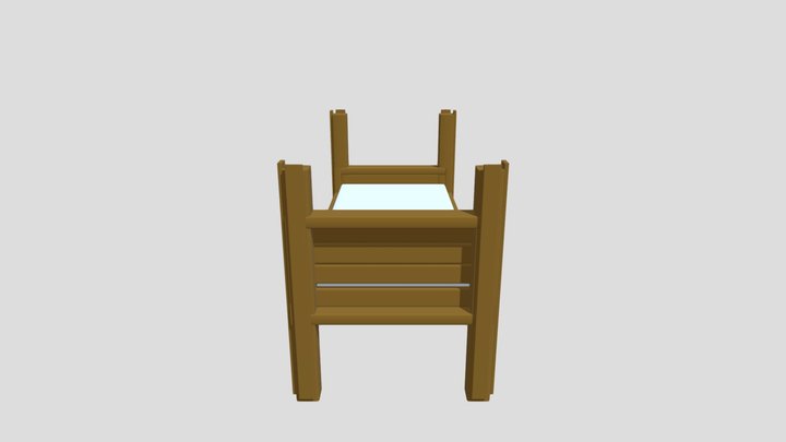 Bed Wood Single Stackable