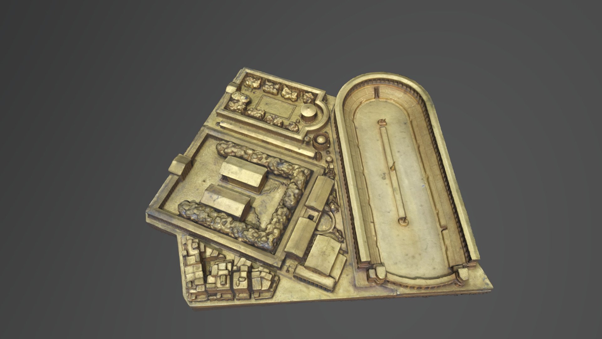 Plaque 28 - Maquette de Rome