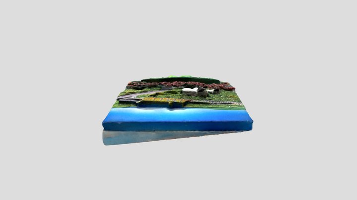 Ireland Magnet 3D Model