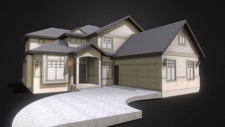 DUPLEX HOUSE 3D Model