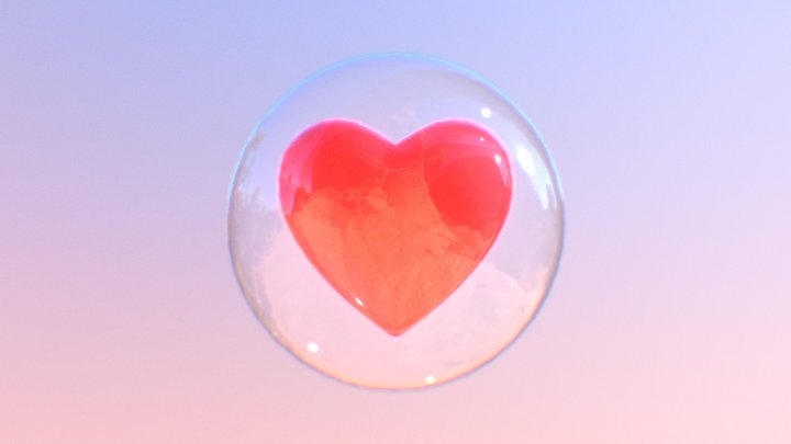 Heart in Love 3D Model