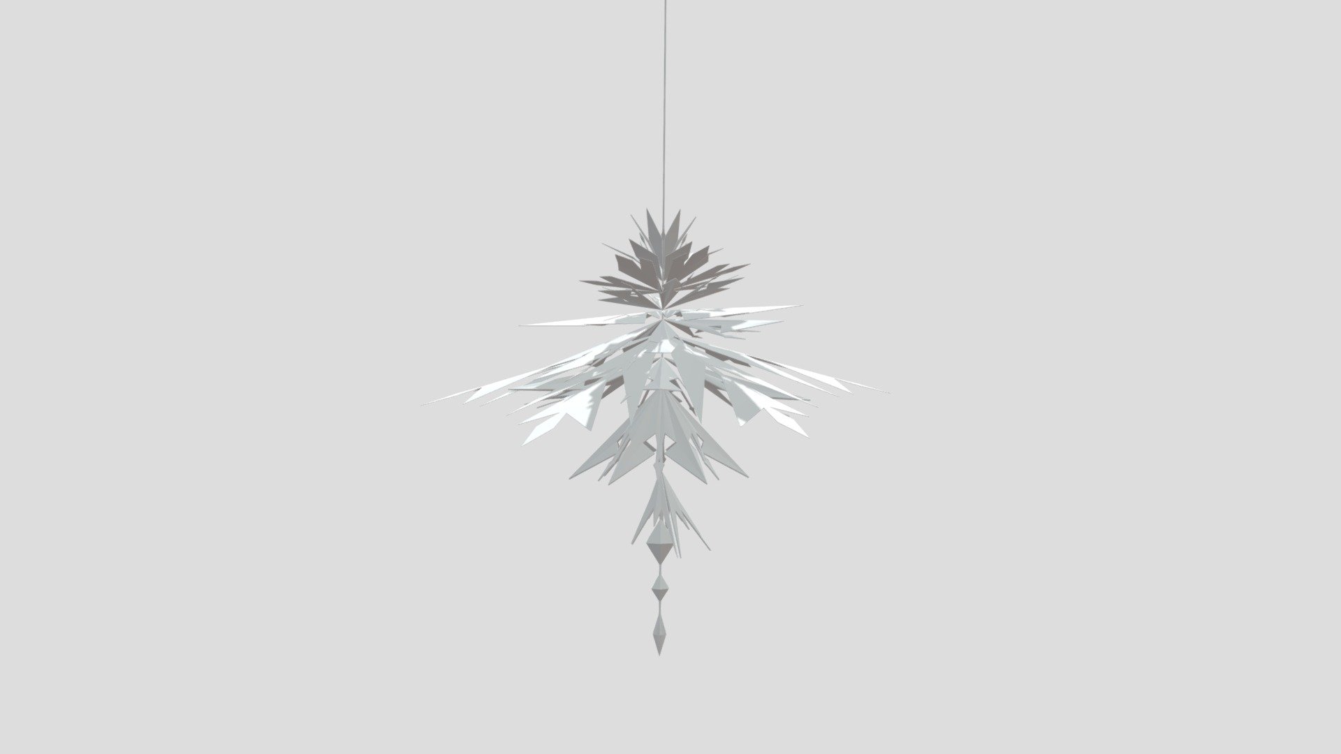 Elsa Castle Ice Palace Chandilier - Download Free 3D model by ...