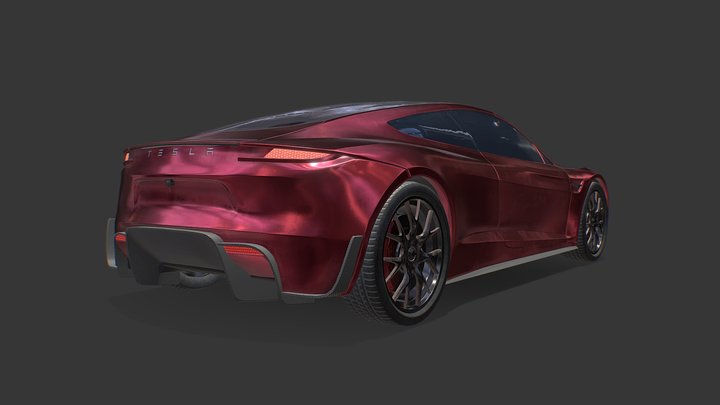 Tesla model S roadster 3D Model