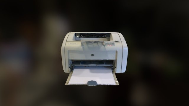 Impressora Fechada Escaneada 3D 3D Model