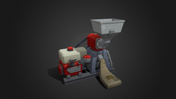 Electric Food Mill for Eco: Global Survival 3D Model