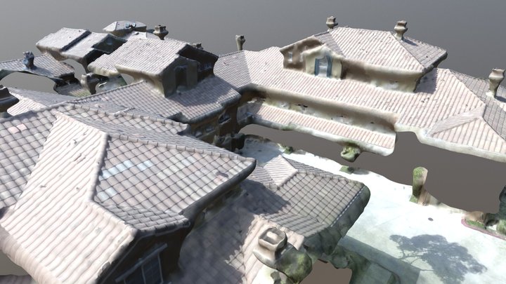 Collage Roof Sample 3D Model