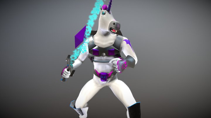 Cavalos Hunters 3D Model