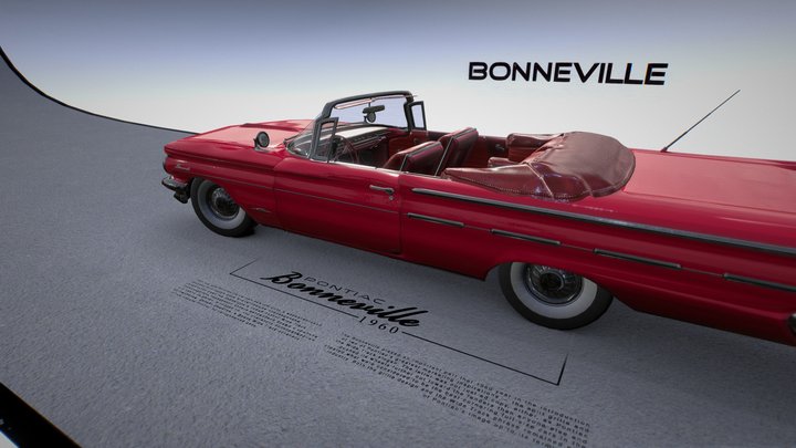 Pontiac Bonneville 1960 3D Model