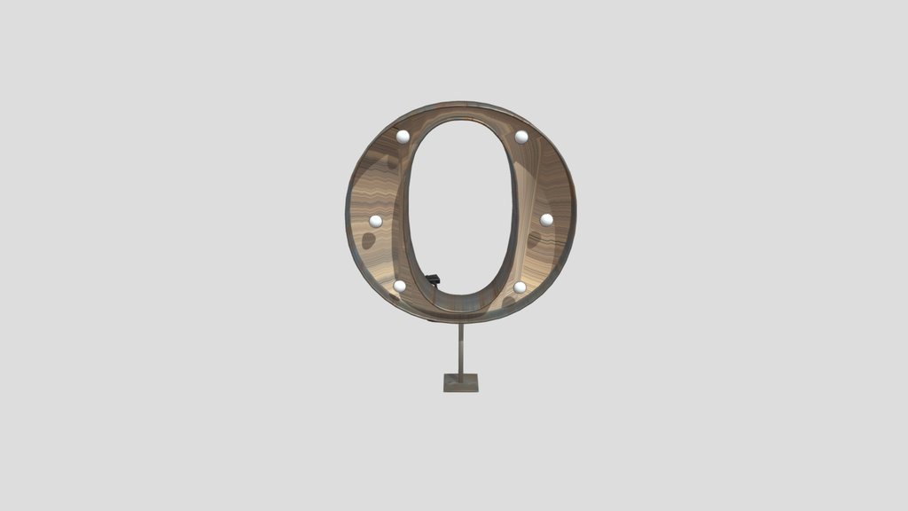 Vintage Marquee Carnival Light O