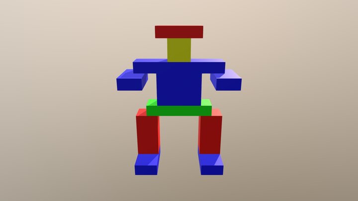 Roboter 3D Model