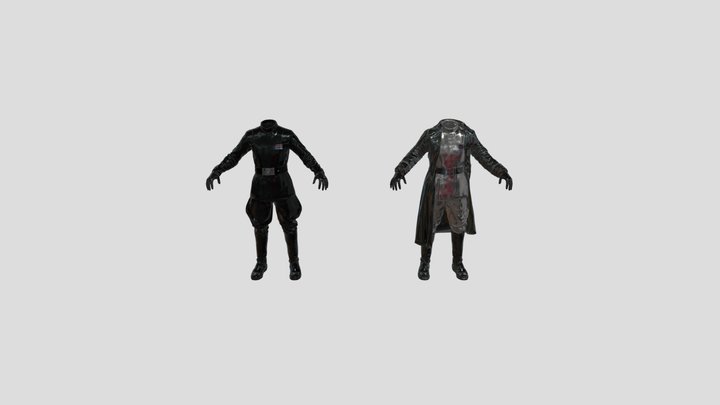 Titan Speakerman And Titan Cameraman Body 3D Model