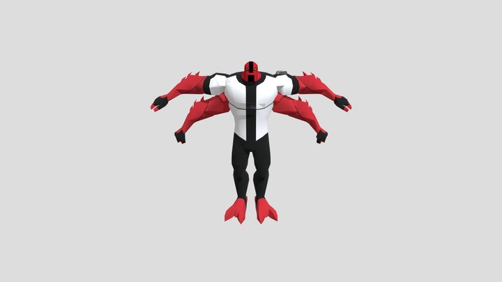 Four Arms 3D Model